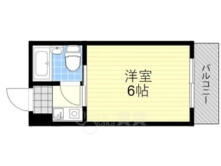 ルネッサンスクレージュ佃【5階】の間取り