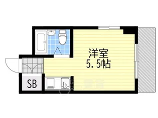 朝日プラザ新大阪アネックス【4階】の間取り