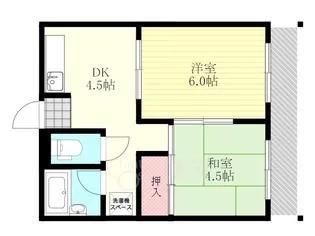 エクセレント上新サンウイング【1階】の間取り