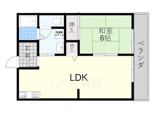 サンヴィレッジ大島【1階】の間取り