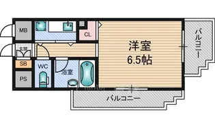 ダイアパレス新大阪宮原【9階】の間取り