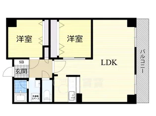 フロレアール・ジーア【2階】の間取り