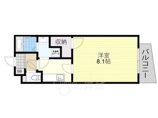 フローレス【2階】の間取り