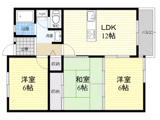 メゾングランドール【3階】の間取り