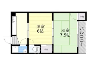 石井マンション【1階】の間取り