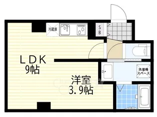 FelizLife東三国【4階】の間取り