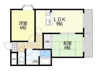 セランジュ豊中【6階】の間取り