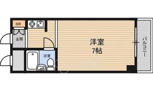 新大阪ハイグレードコーポ【4階】の間取り