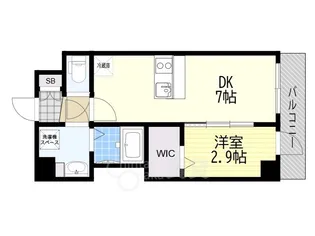 ファーストフィオーレ吹田ウインズテラス【3階】の間取り