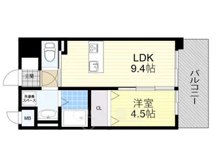 第25関根マンション【6階】の間取り