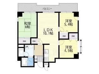 セントヒルズ東豊中【2階】の間取り
