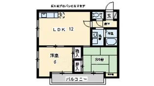 ラプランタバハ緑地公園【5階】の間取り