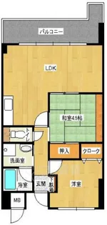 ロイヤルオータム【5階】の間取り