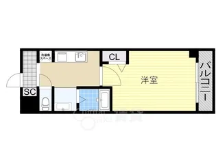 エムロード新大阪【7階】の間取り