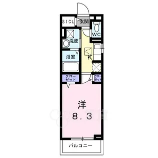 コンテ池田【1階】の間取り