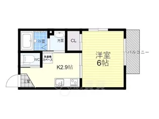 Happiness高城【6階】の間取り