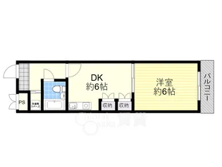 旭シックス【2階】の間取り