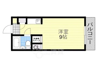 peddy marry1(旧marry箕面)【3階】の間取り