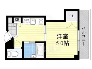 ファミーユ垂水【1階】の間取り