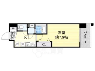 MASUno茨木【5階】の間取り