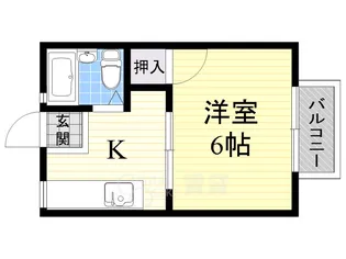 ビブレ1【2階】の間取り