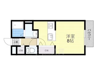 メゾン二翠【1階】の間取り