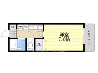 ヴィユーフルーヴⅡ【1階】の間取り