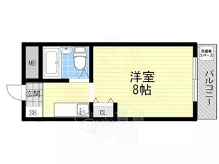 パイン吹田元町【2階】の間取り