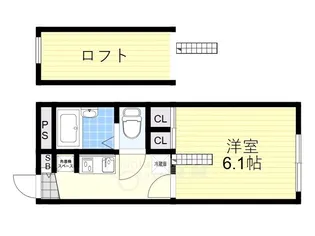 竹橋町マンション【1階】の間取り