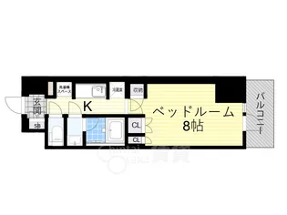 コンフォリア江坂【2階】の間取り