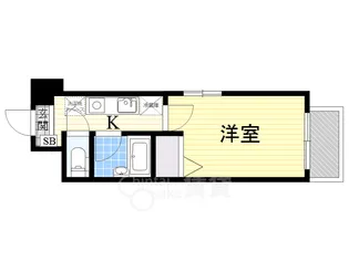 ノルデンハイム東三国2【5階】の間取り