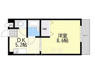 カーサデルレロ豊南東【2階】の間取り