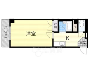 ベルエアー服部【3階】の間取り