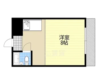 リバーエステート【4階】の間取り