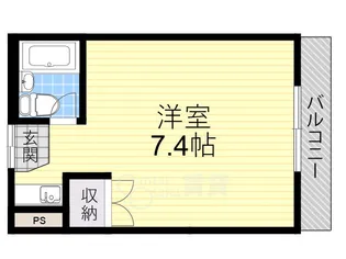 マンションミネット3号館【3階】の間取り