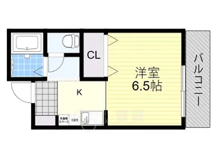 カルム総持寺【3階】の間取り