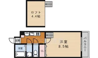 メゾンダイコー石橋【3階】の間取り