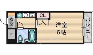 コスモハイツ三国【2階】の間取り