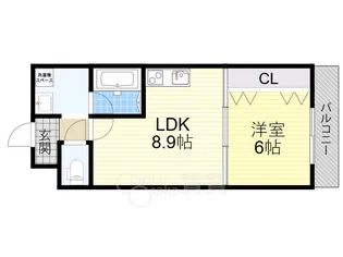 リブ・シャイン青葉丘南【2階】の間取り