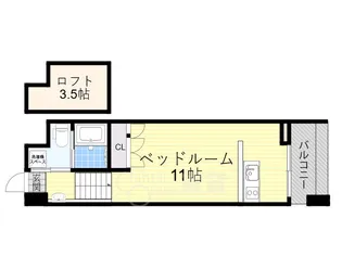 cosmo life katayama【7階】の間取り