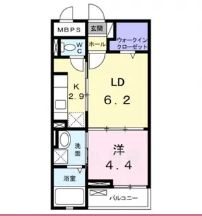 グランシャリオ2【2階】の間取り