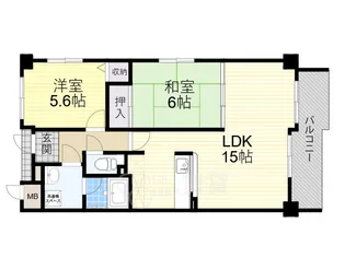 デイグラン茨木【3階】の間取り