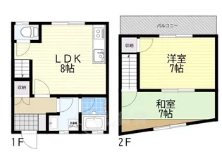 滝ノ上ハイツ【1階】の間取り
