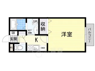 ルフォーレ吹田【1階】の間取り