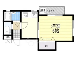 グランドール服部【3階】の間取り
