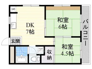 佐藤第3マンション【2階】の間取り
