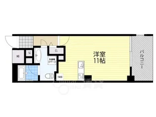 Ritz SQUARE Gran Qbe【2階】の間取り