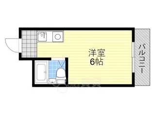 ビジネス新大阪【7階】の間取り