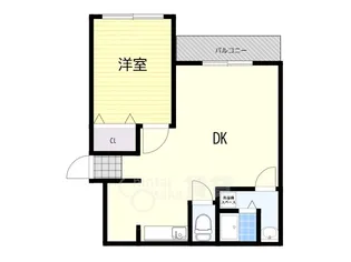 エフアール船場西【2階】の間取り