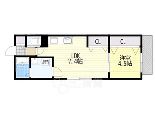 La famille K 新大阪【2階】の間取り